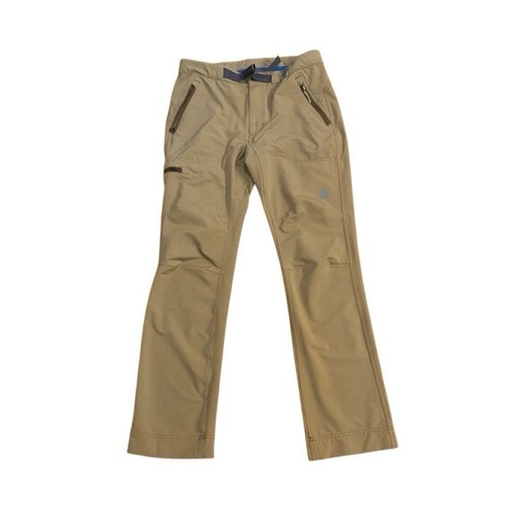 Stio Men’s Pindale Pant Size 32x32  Long Abyss Beige Belted Outdoor - Picture 1 of 12
